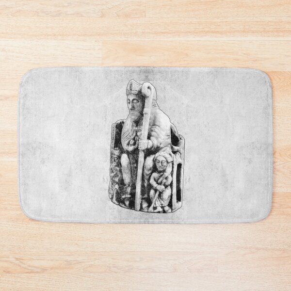 Item preview, 12th Century Norse Lewis Chessman King Ivory Medieval Dark designed and sold by Ghoul Enterprises.