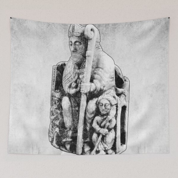 Item preview, 12th Century Norse Lewis Chessman King Ivory Medieval Dark designed and sold by Ghoul Enterprises.