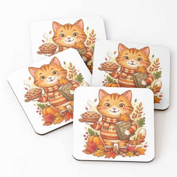 Item preview, Autumn Pie Cat designed and sold by Thalora Store.