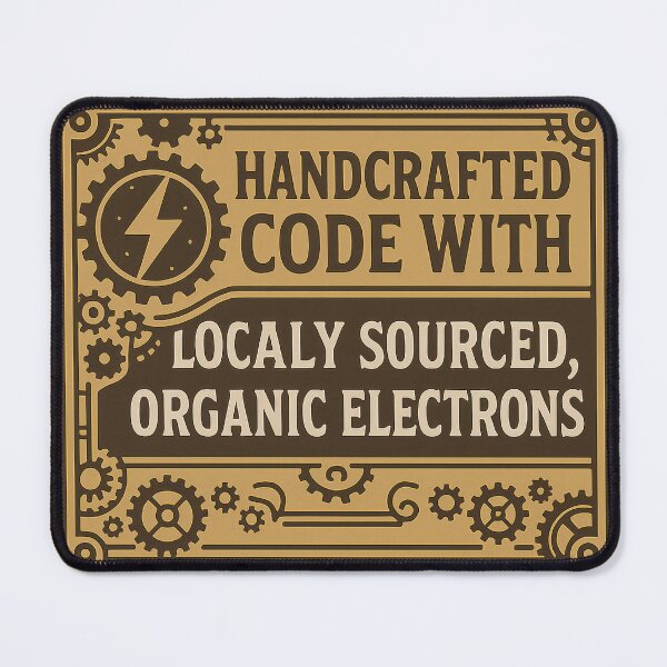 Item preview, Handcrafted Code With Locally Sourced, Organic Electrons designed and sold by cwoodruff1970.