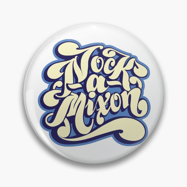 Item preview, CAMP NOCK-A-MIXON BUBBLE SCRIPT designed and sold by KUSTOM CAMP CREATIVES.