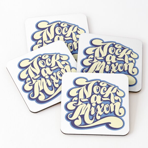 Item preview, CAMP NOCK-A-MIXON BUBBLE SCRIPT designed and sold by KUSTOM CAMP CREATIVES.