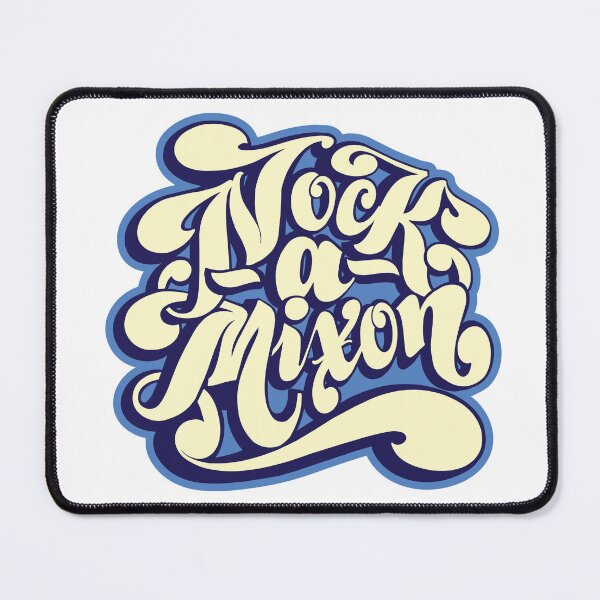 Item preview, CAMP NOCK-A-MIXON BUBBLE SCRIPT designed and sold by KUSTOM CAMP CREATIVES.