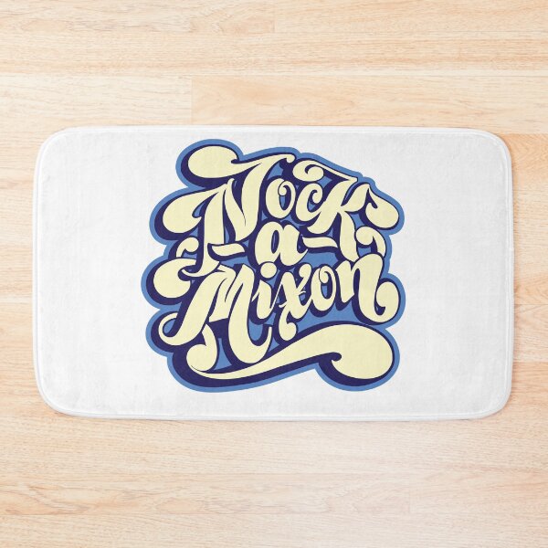 Item preview, CAMP NOCK-A-MIXON BUBBLE SCRIPT designed and sold by KUSTOM CAMP CREATIVES.