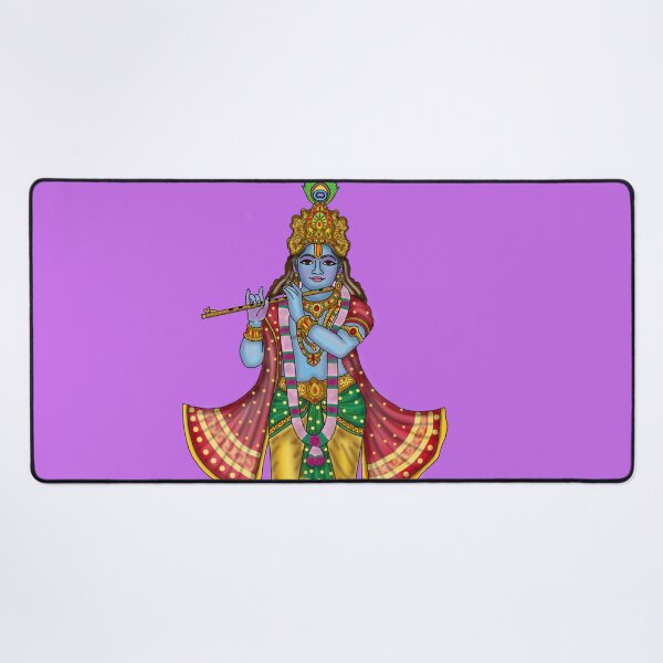 Item preview, Lord Krishna Artwork | Divine Hindu God Digital Painting designed and sold by Harshit_Digital_Arts.