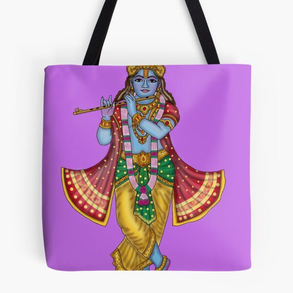 Item preview, Lord Krishna Artwork | Divine Hindu God Digital Painting designed and sold by Harshit_Digital_Arts.