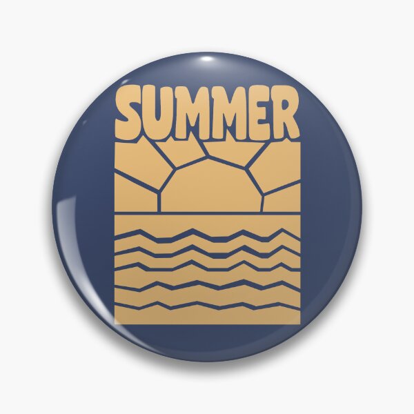 Item preview, Summer - Minimalist Retro Sun & Waves Design designed and sold by THROUGH-LIFE.