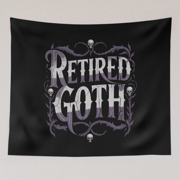 Item preview, Retired Goth Funny Gift for Former Goths and Elder Goths designed and sold by Say It With Ink.