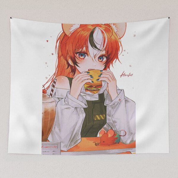 Item preview, Hakos Baelz Eating Burger Hololive designed and sold by KomiArts.