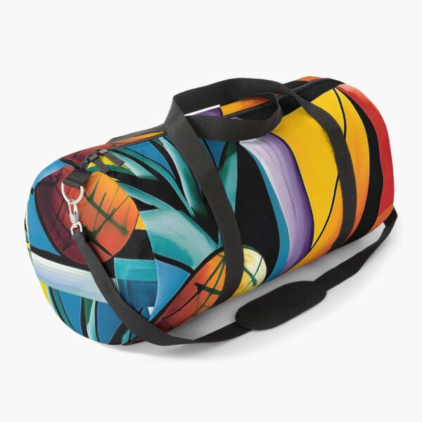 Item preview, Pineapple Geometry in Full Color - Tropical Abstraction Shaped by Bold Lines and Vibrant Energy designed and sold by OlfactoART Studio.