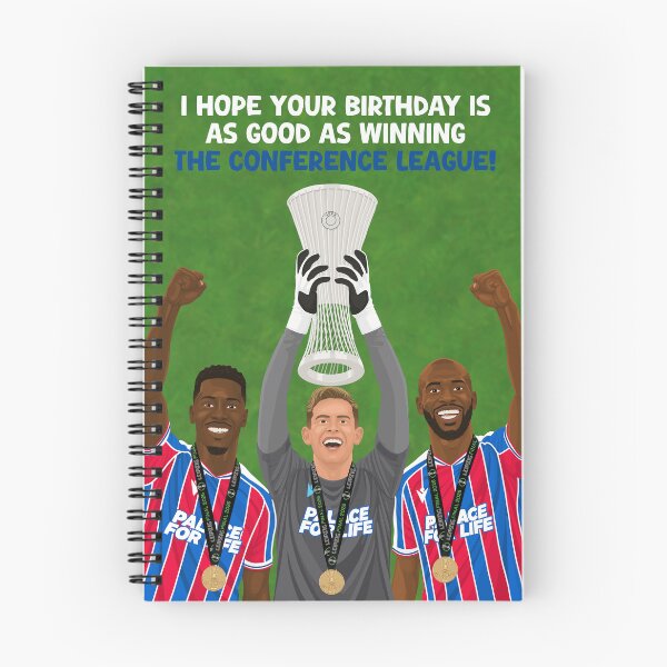 Item preview, Crystal Palace Conference League Birthday designed and sold by The Home Of Pink Peach.