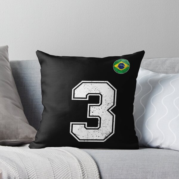 Item preview, Number 3 Brazil Futbol Football Brazilian soccer Flag Jersey designed and sold by RoyesButler.