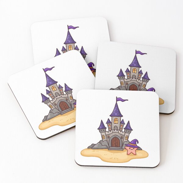 Item preview, Haunted Sandcastle with Witch Starfish Cute Summerween designed and sold by AMBAYK.