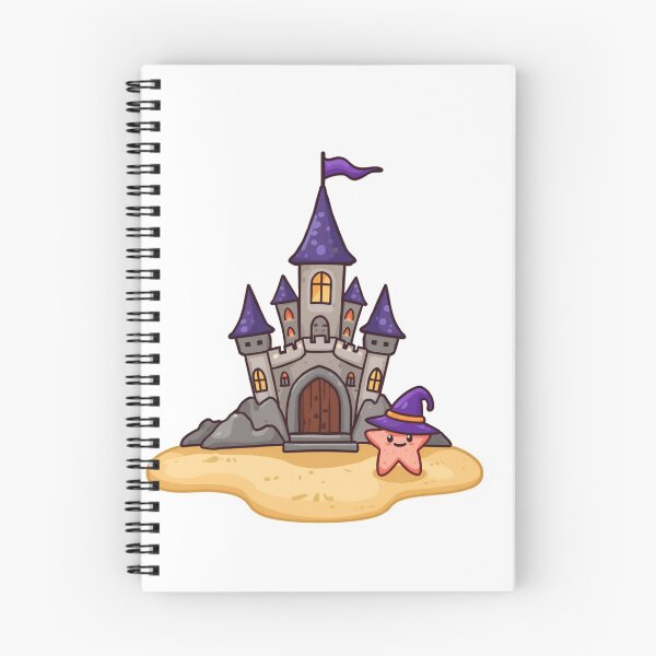Item preview, Haunted Sandcastle with Witch Starfish Cute Summerween designed and sold by AMBAYK.