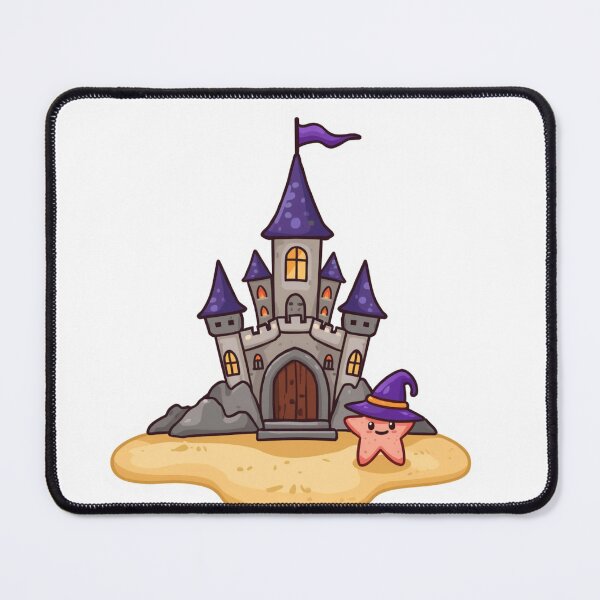 Item preview, Haunted Sandcastle with Witch Starfish Cute Summerween designed and sold by AMBAYK.