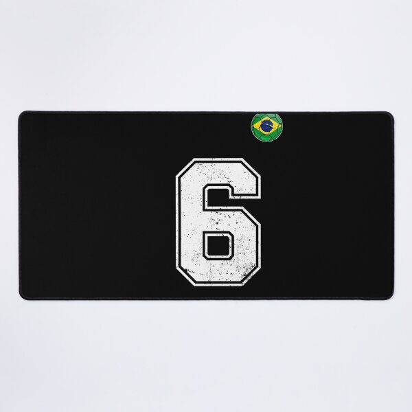 Item preview, Number 6 Brazil Futbol Football Brazilian soccer Flag Jersey designed and sold by RoyesButler.