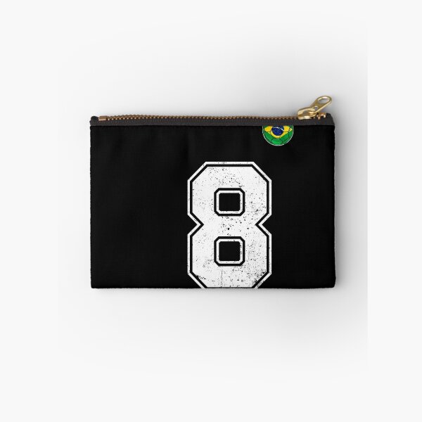 Item preview, Number 8 Brazil Futbol Football Brazilian soccer Flag Jersey designed and sold by RoyesButler.