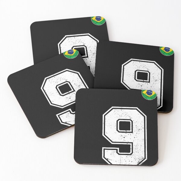 Item preview, Number 9 Brazil Futbol Football Brazilian soccer Flag Jersey designed and sold by RoyesButler.
