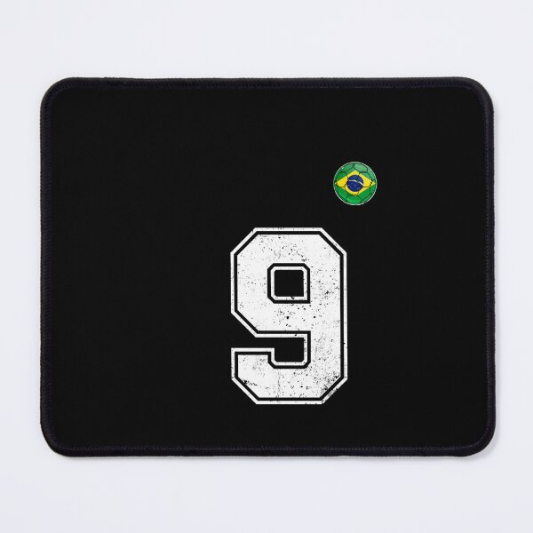 Item preview, Number 9 Brazil Futbol Football Brazilian soccer Flag Jersey designed and sold by RoyesButler.