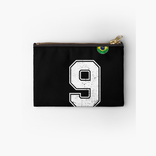 Item preview, Number 9 Brazil Futbol Football Brazilian soccer Flag Jersey designed and sold by RoyesButler.
