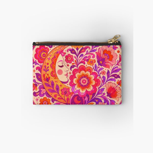 Item preview, Boho Floral Moon 60's Inspired Design designed and sold by scicilysimonee.