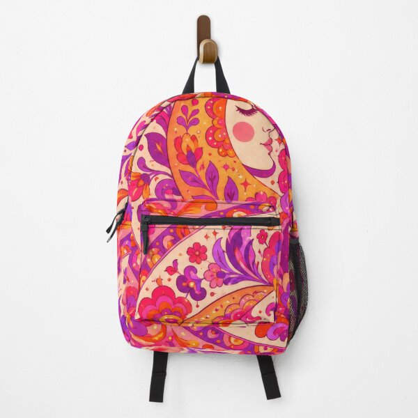 Item preview, Boho Floral Moon 60's Inspired Design designed and sold by scicilysimonee.