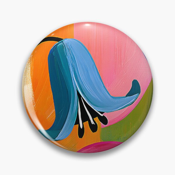 Item preview, Bluebell Among Swirling Horizons - A Vibrant Floral Celebration of Color Motion and Light designed and sold by OlfactoART Studio.