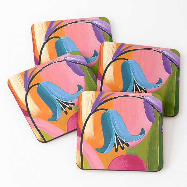 Item preview, Bluebell Among Swirling Horizons - A Vibrant Floral Celebration of Color Motion and Light designed and sold by OlfactoART Studio.