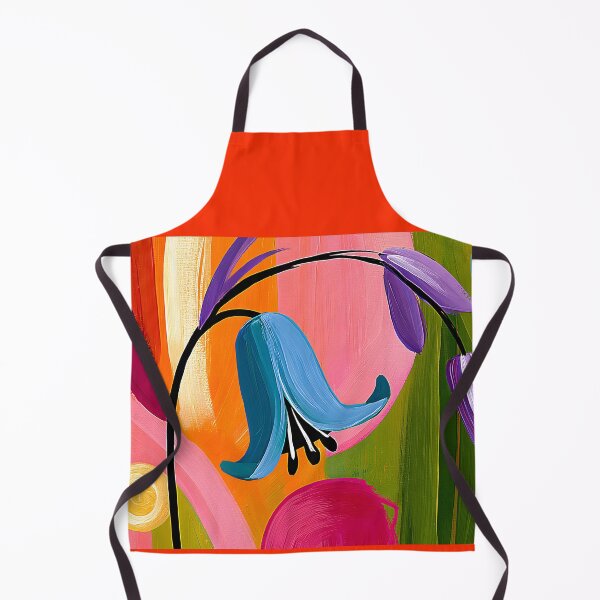 Item preview, Bluebell Among Swirling Horizons - A Vibrant Floral Celebration of Color Motion and Light designed and sold by OlfactoART Studio.