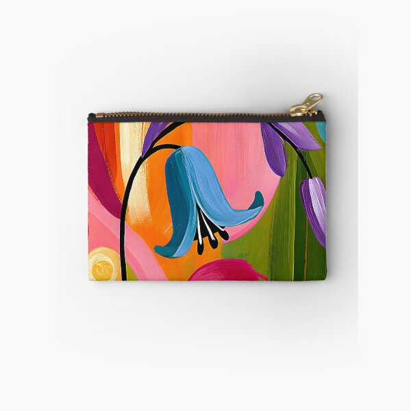Item preview, Bluebell Among Swirling Horizons - A Vibrant Floral Celebration of Color Motion and Light designed and sold by OlfactoART Studio.