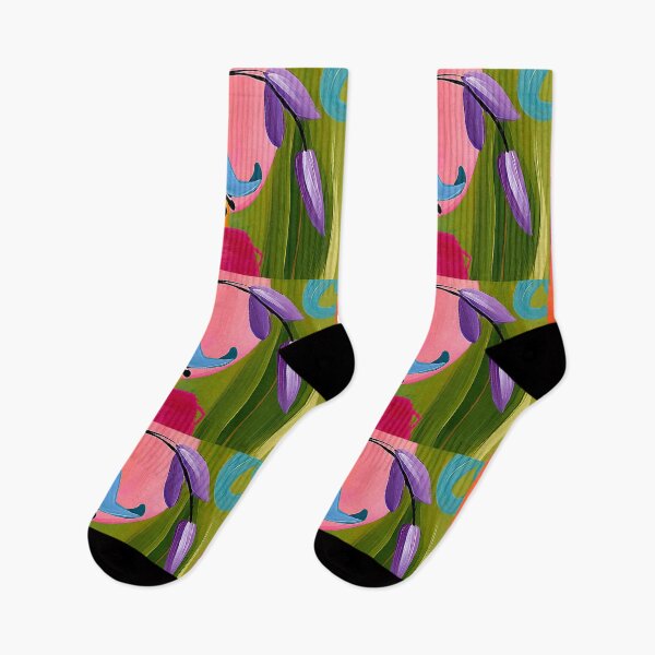 Item preview, Bluebell Among Swirling Horizons - A Vibrant Floral Celebration of Color Motion and Light designed and sold by OlfactoART Studio.