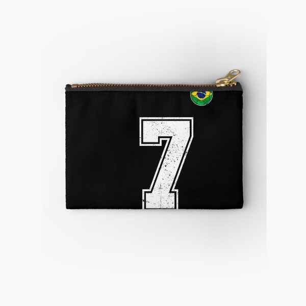 Item preview, Number 7 Brazil Futbol Football Brazilian soccer Flag Jersey designed and sold by RoyesButler.