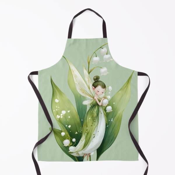 Artikelvorschau, Maiglöckchen-Feenkunst, verspielt, botanisch, Cottagecore, Feenkunst entworfen und verkauft von Whimsical Wayfarer.