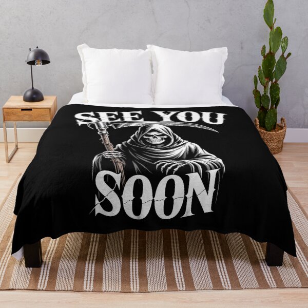 Item preview, See You Soon Grim Reaper Funny Halloween Gift for Goths designed and sold by Say It With Ink.