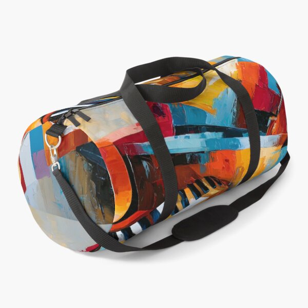 Item preview, Color Symphony on Keys - Vibrant Abstract Piano Alive with Rhythm Motion and Modern Expression designed and sold by OlfactoART Studio.
