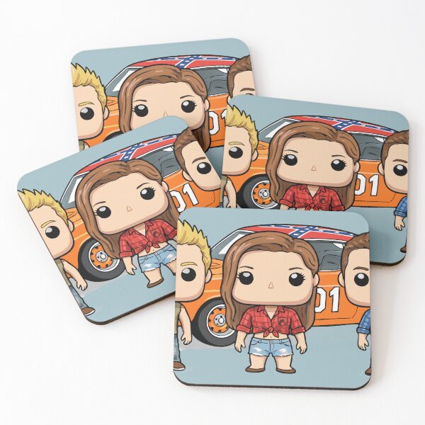 Item preview, Dukes of Hazzard funko pop vinyl style designed and sold by hitNmiss.