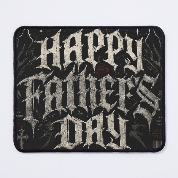 Item preview, Happy Father King Gothic Design designed and sold by Baby Adee Collective.