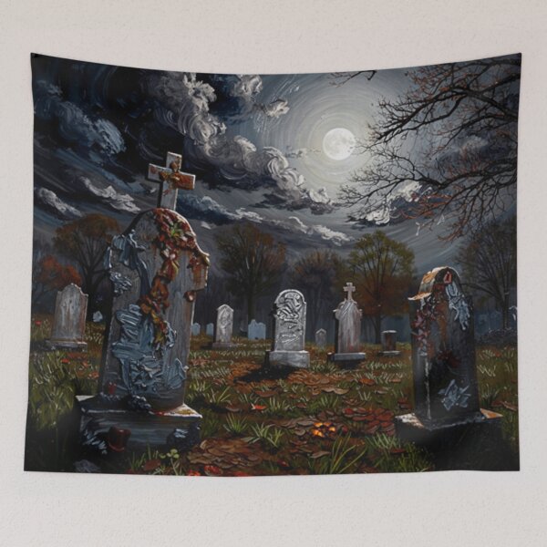 Item preview, Moonlit Graveyard designed and sold by susanhelen1967.