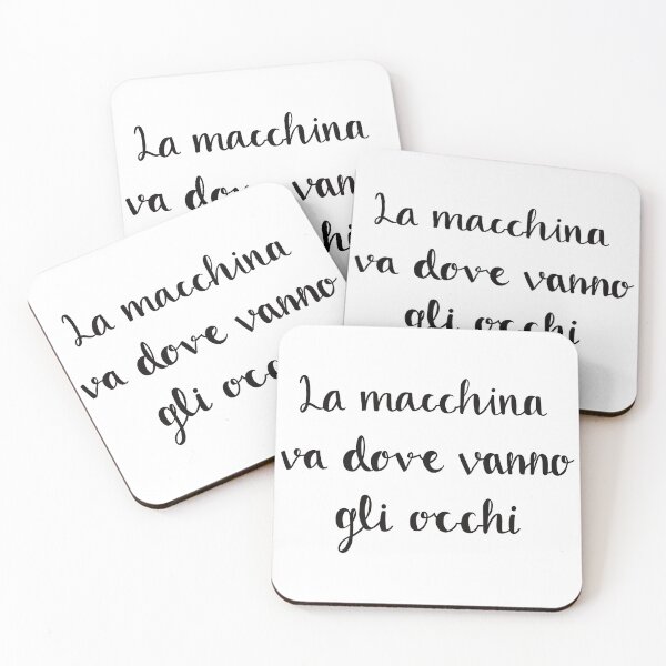 Item preview, La Macchina Va Dove Vanno Gli Occhi (Black) designed and sold by CreationsByMR.