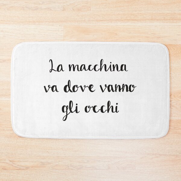 Item preview, La Macchina Va Dove Vanno Gli Occhi (Black) designed and sold by CreationsByMR.