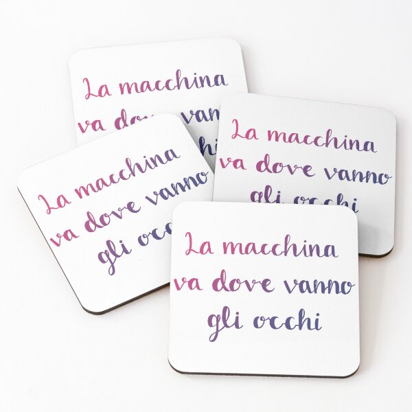 Item preview, La Macchina Va Dove Vanno Gli Occhi (Gradient) designed and sold by CreationsByMR.