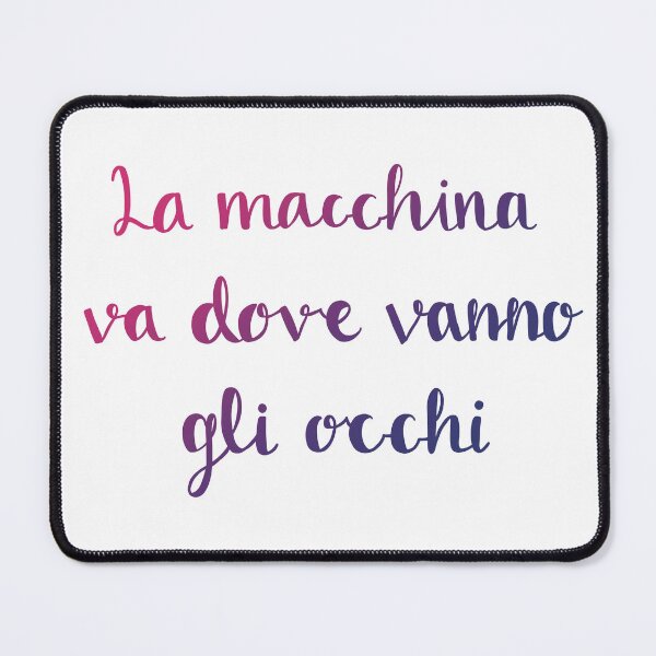 Item preview, La Macchina Va Dove Vanno Gli Occhi (Gradient) designed and sold by CreationsByMR.