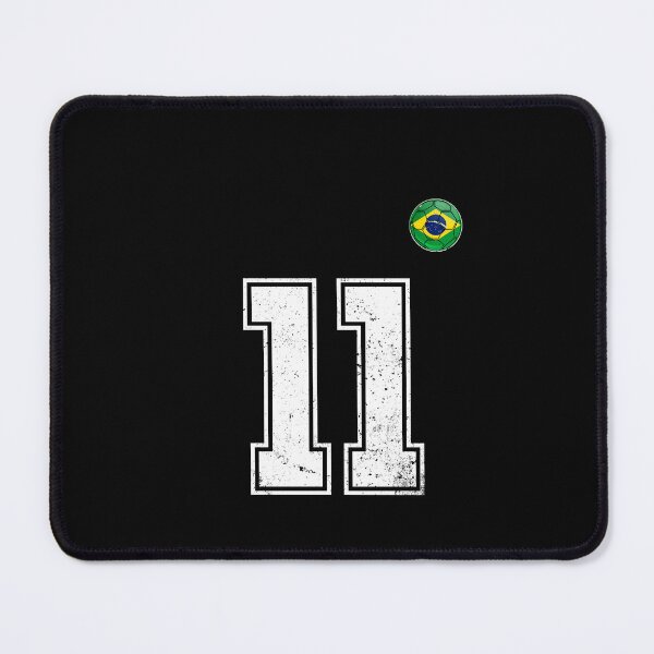 Item preview, Number 11 Brazil Futbol Football Brazilian soccer Flag Jersey designed and sold by RoyesButler.
