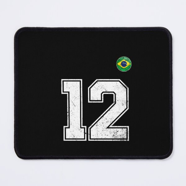 Item preview, Number 12 Brazil Futbol Football Brazilian soccer Flag Jersey designed and sold by RoyesButler.