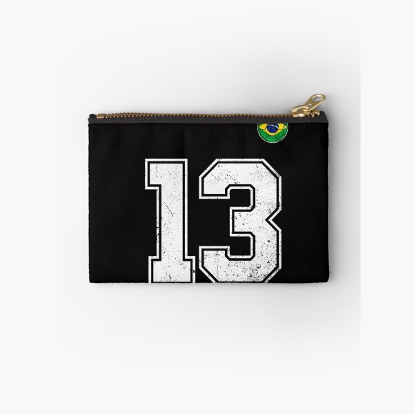 Item preview, Number 13 Brazil Futbol Football Brazilian soccer Flag Jersey designed and sold by RoyesButler.