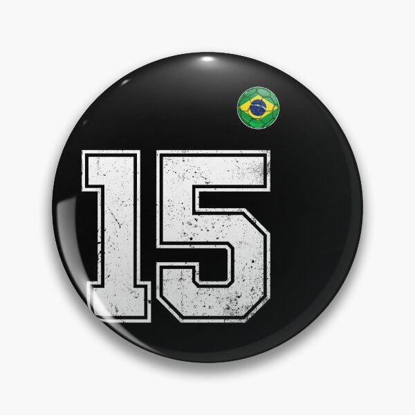 Item preview, Number 15 Brazil Futbol Football Brazilian soccer Flag Jersey designed and sold by RoyesButler.