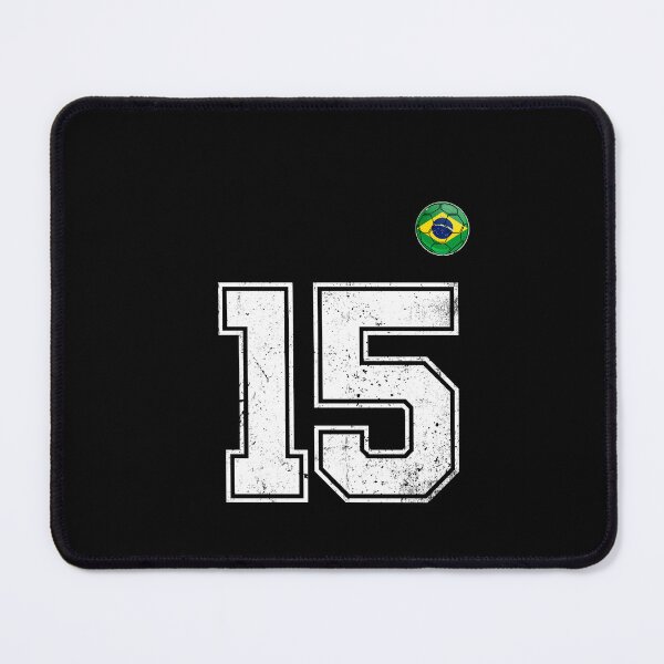 Item preview, Number 15 Brazil Futbol Football Brazilian soccer Flag Jersey designed and sold by RoyesButler.