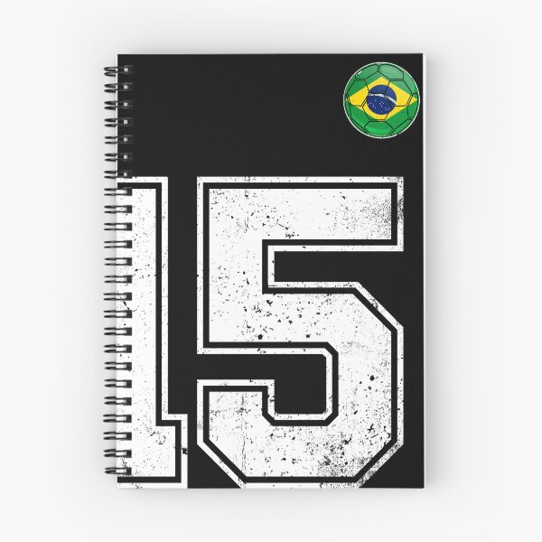 Item preview, Number 15 Brazil Futbol Football Brazilian soccer Flag Jersey designed and sold by RoyesButler.