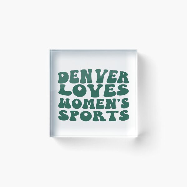 Item preview, Denver Loves Women's Sports Groovy Green designed and sold by coffeepolicy.