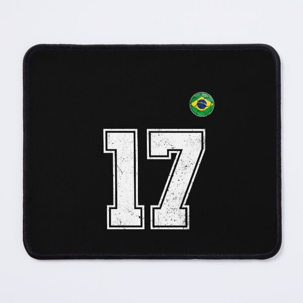 Item preview, Number 17 Brazil Futbol Football Brazilian soccer Flag Jersey designed and sold by RoyesButler.